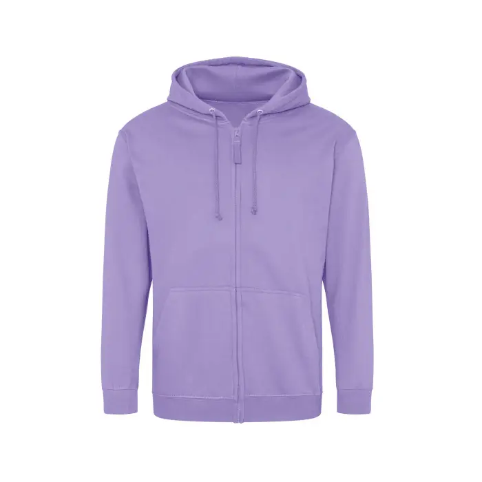 Just Hoods Felpa con cerniera a cappuccio Violet