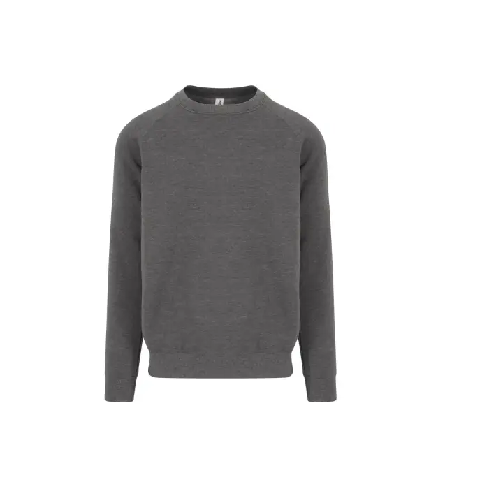 Just Hoods Felpa Graduate Heavyweight Gris