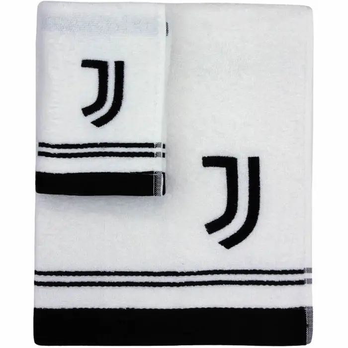 Juventus F C Set spugna 1+1 salvietta e ospite juventus prodotto ufficiale juventus