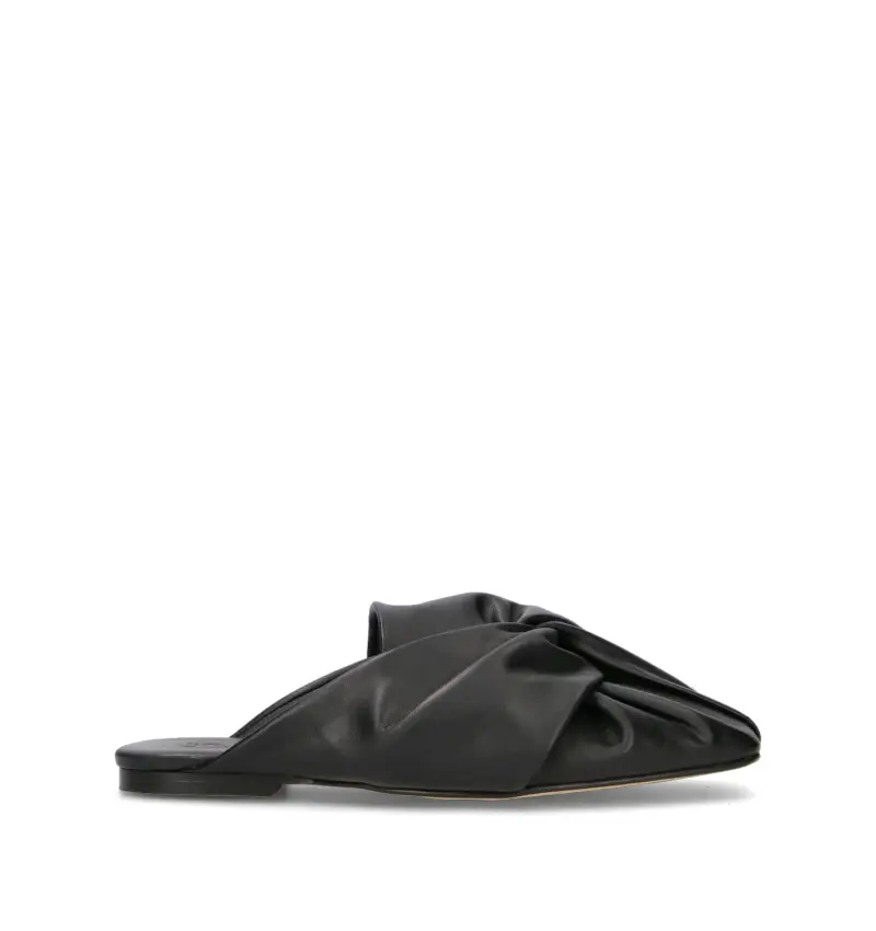 JVAM Sabot donna nero in pelle Vario