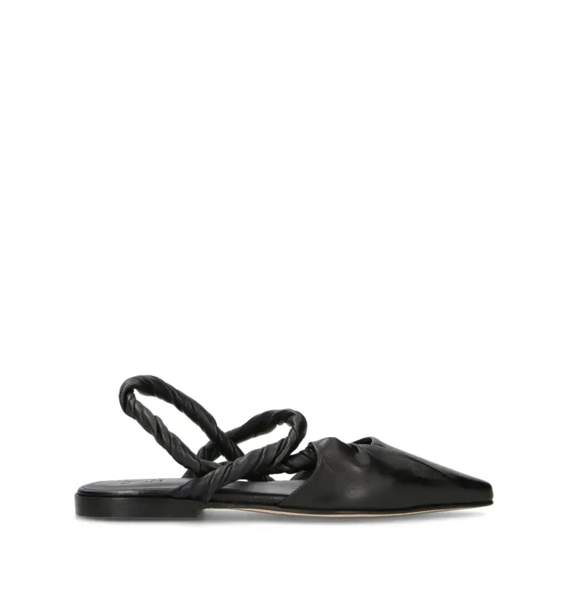 JVAM Slingback donna nera in pelle Vario