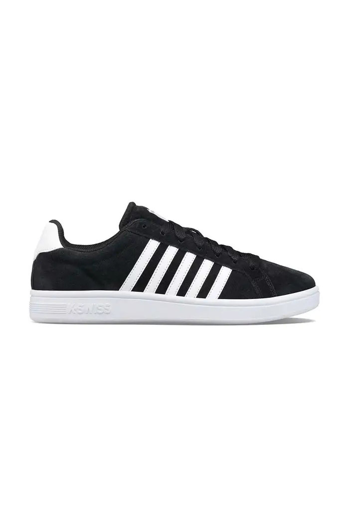 K-SWISS sneakers in pelle COURT TIEBREAK SDE Nero