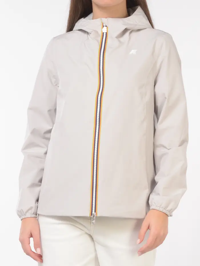 K-WAY giubbino da donna Marguerite Stretch Poly Jersey con cappuccio BEIGE