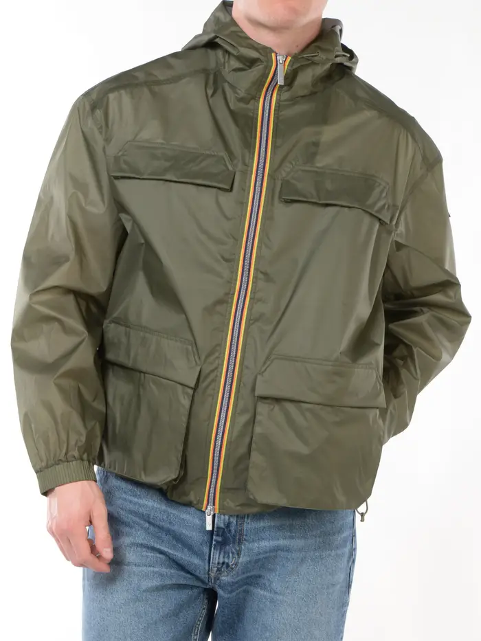 K-WAY giubbino da uomo clad extra light Verde