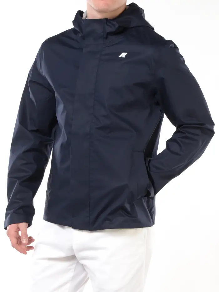 K-WAY giubbino da uomo jacko cotton Blu