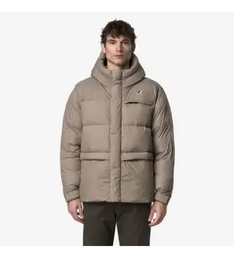 K-way unisex K5141QW Giacca Le Vrai 4 0 Aurele Heavy Warm taupe, Casual, Poliestere