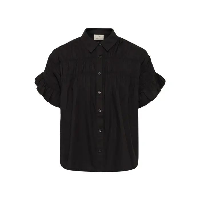 Kaffe Blusa da donna KAVerdina Flouncce Noir