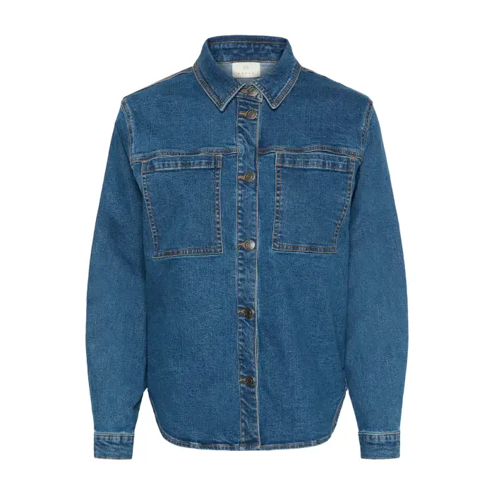 Kaffe Camicia a maniche lunghe denim donna KALena