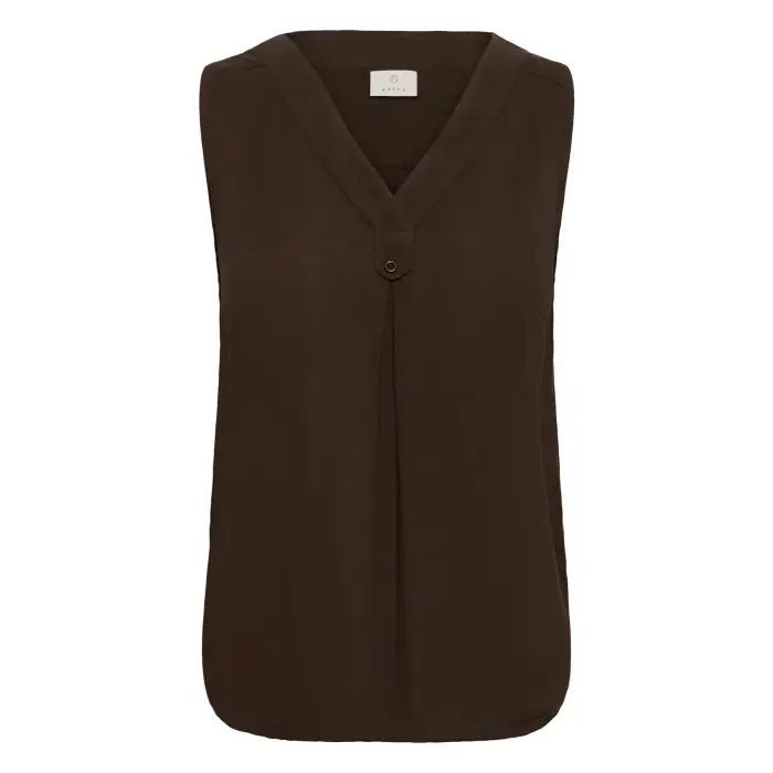 Kaffe Canotta donna Ciara Marron
