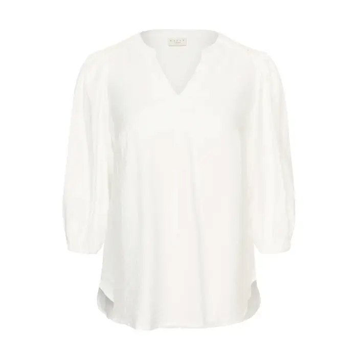 KAFFE Curve Camicetta da donna Alberte Blanc