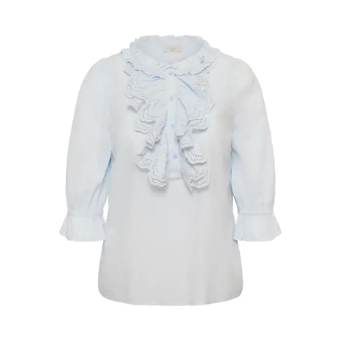 KAFFE Curve Camicetta da donna Angli Bleu