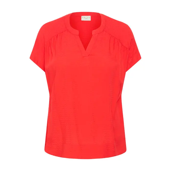 KAFFE Curve Camicetta da donna Mina Rouge