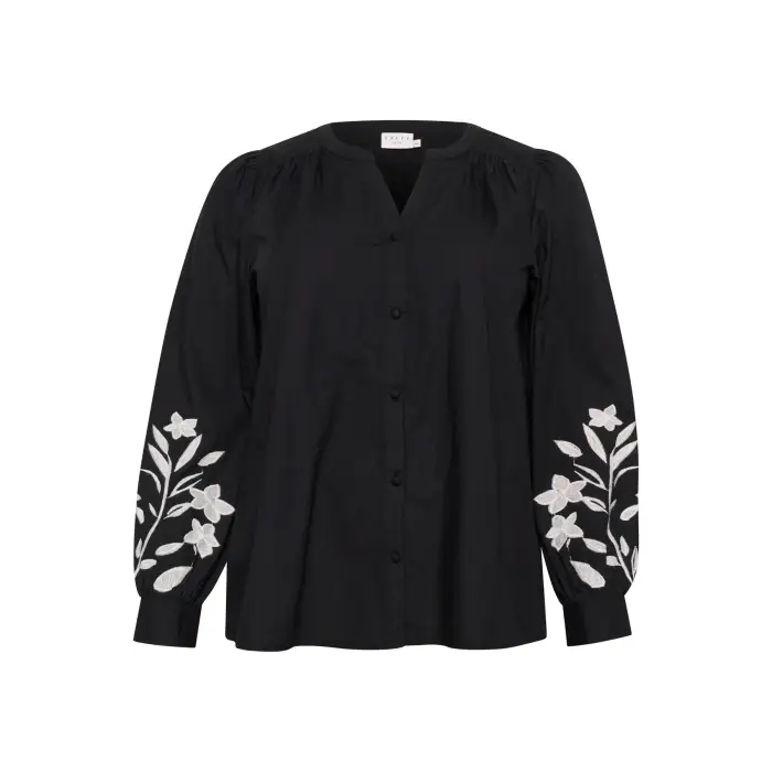 Camicia da donna KAFFE Curve Natalia Noir