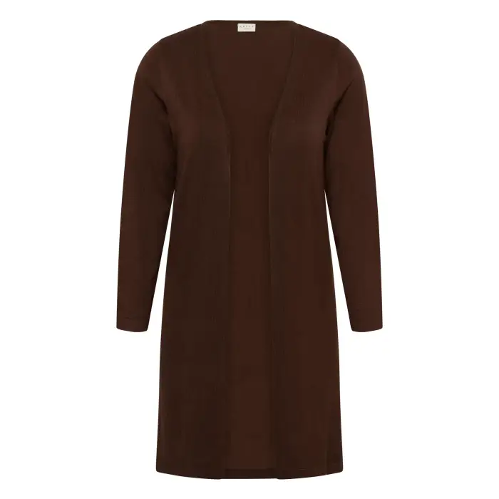 KAFFE Curve Cardigan da donna Farsia Marron