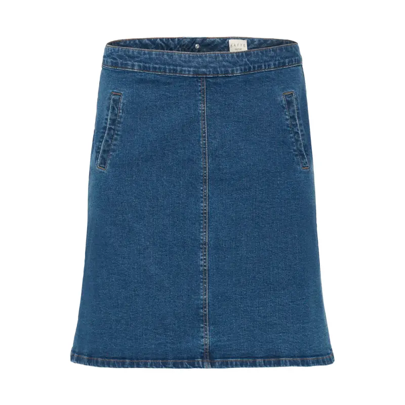 KAFFE Curve Gonna in denim da donna KCLeni