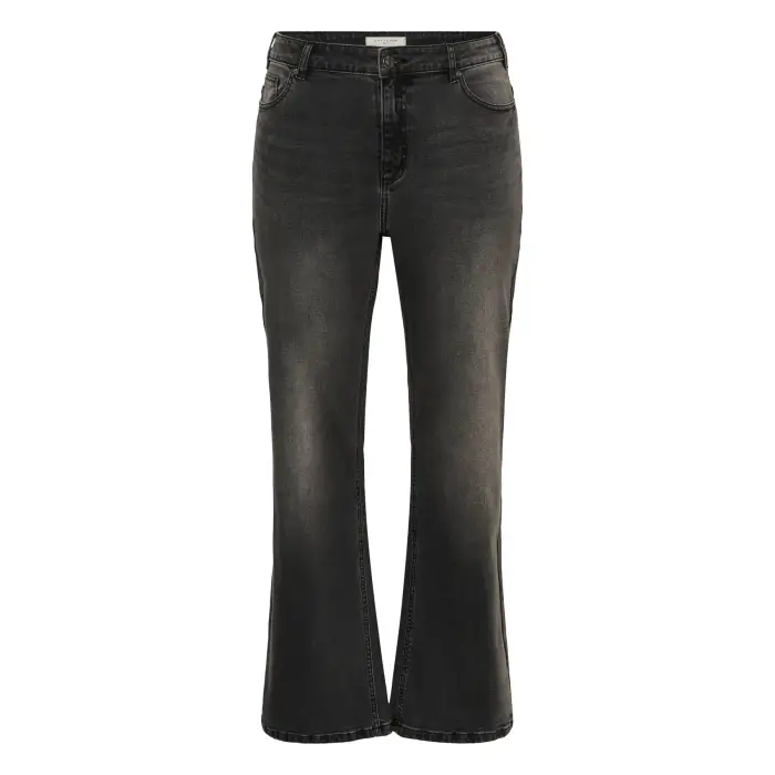 KAFFE Curve Jeans Flare donna KCFlora Gris
