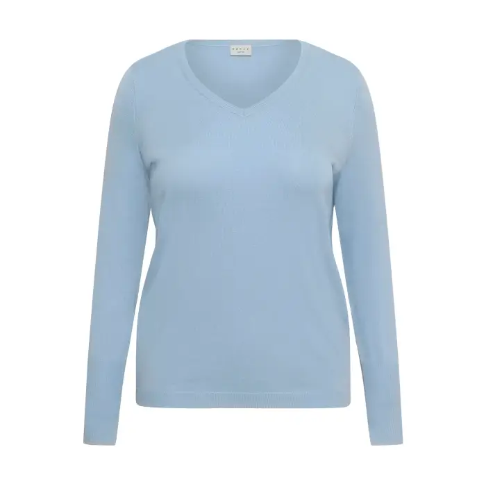 KAFFE Curve Maglione da donna Lizzy Bleu