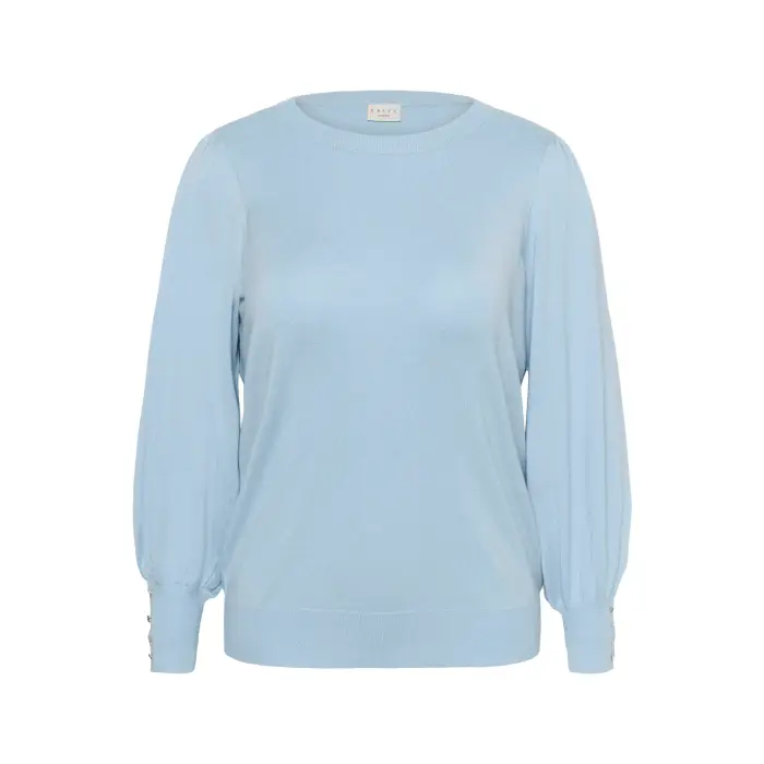 KAFFE Curve Maglione girocollo da donna Lizzy Bleu