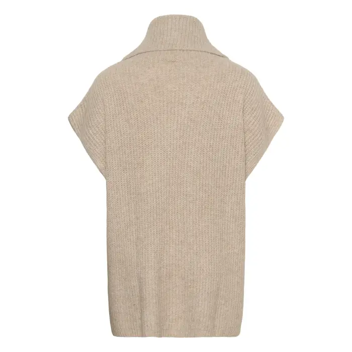 KAFFE Curve Poncho da donna Mala Gris