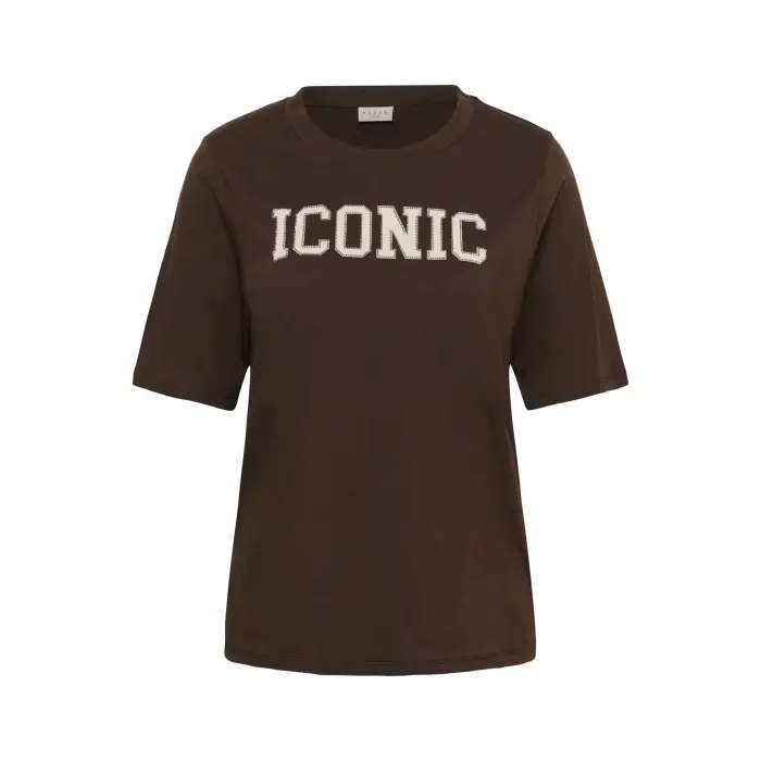 KAFFE Curve T-shirt da donna Alma Marron