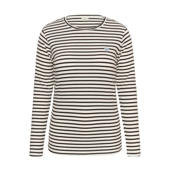 KAFFE Curve T-shirt da donna Clia Blanc