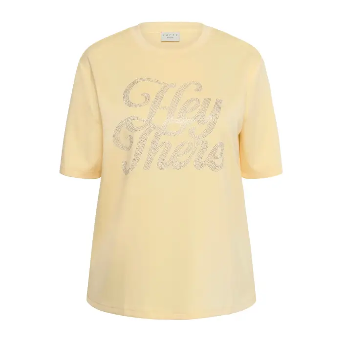 KAFFE Curve T-shirt da donna Harmona Jaune