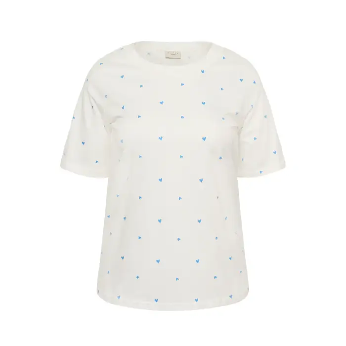 KAFFE Curve T-shirt da donna KCCordely Blanc