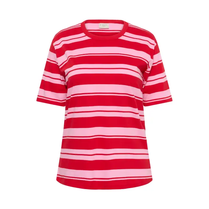 KAFFE Curve T-shirt da donna KCWinni Rouge
