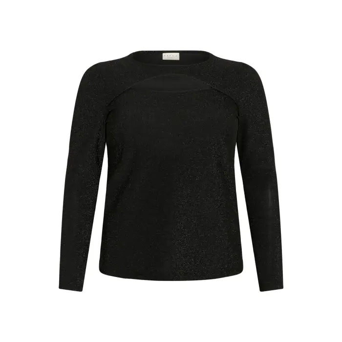 KAFFE Curve T-shirt da donna Riana Noir
