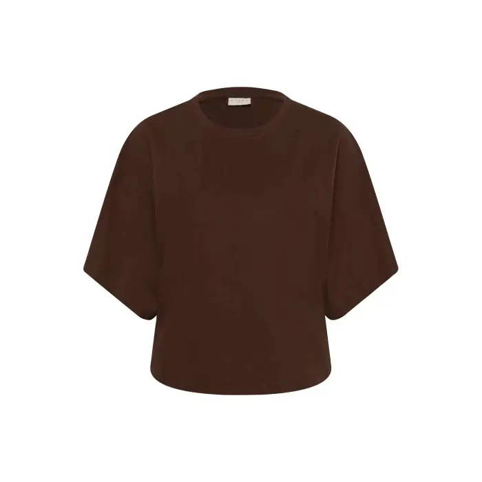 KAFFE Curve T-shirt da donna Stormi Marron