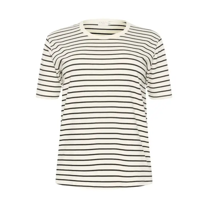 KAFFE Curve T-shirt donna 1/2 Winni Blanc