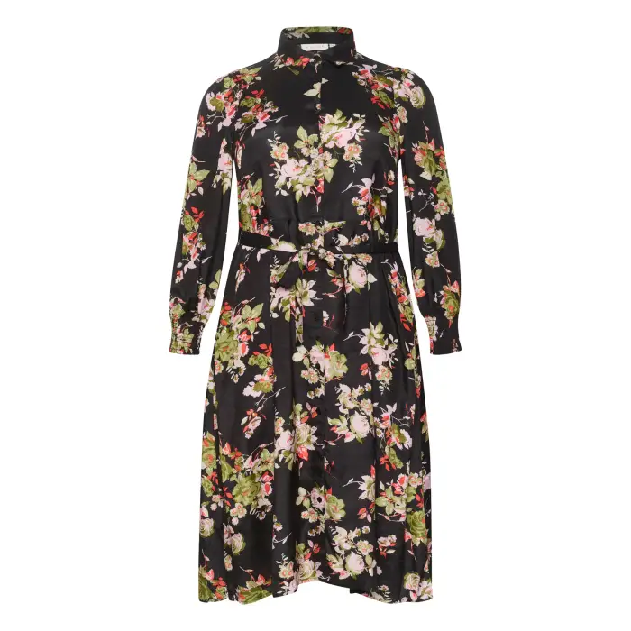 KAFFE Curve Vestito a camicia da donna Natalia