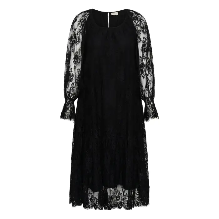 KAFFE Curve Vestito da donna in pizzo KCAmalie Noir
