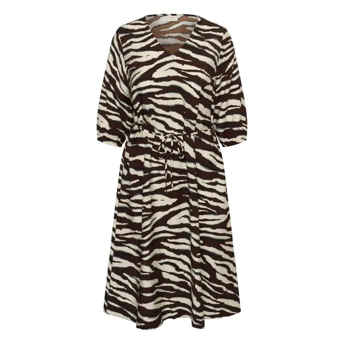 KAFFE Curve Vestito da donna KCVika Noir