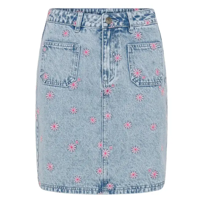 Kaffe Gonna in denim da donna KABabena Bleu