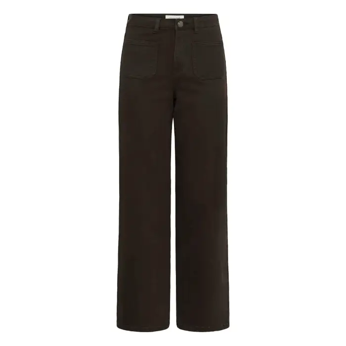 Kaffe Jeans a gamba larga donna KABrook Marron