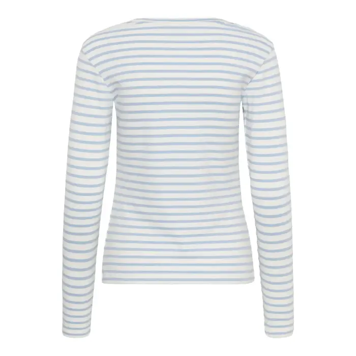 Kaffe T-shirt da donna a righe Liddy Blanc