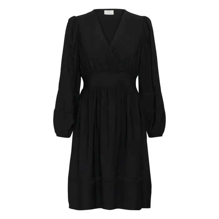 Kaffe Wrap dress da donna Haily Noir