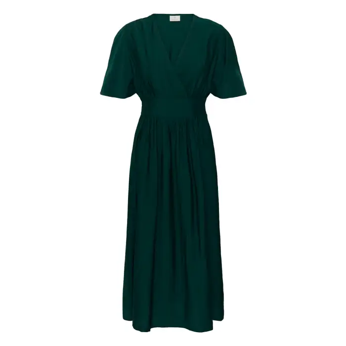 Kaffe Wrap dress lungo da donna Sirena Vert