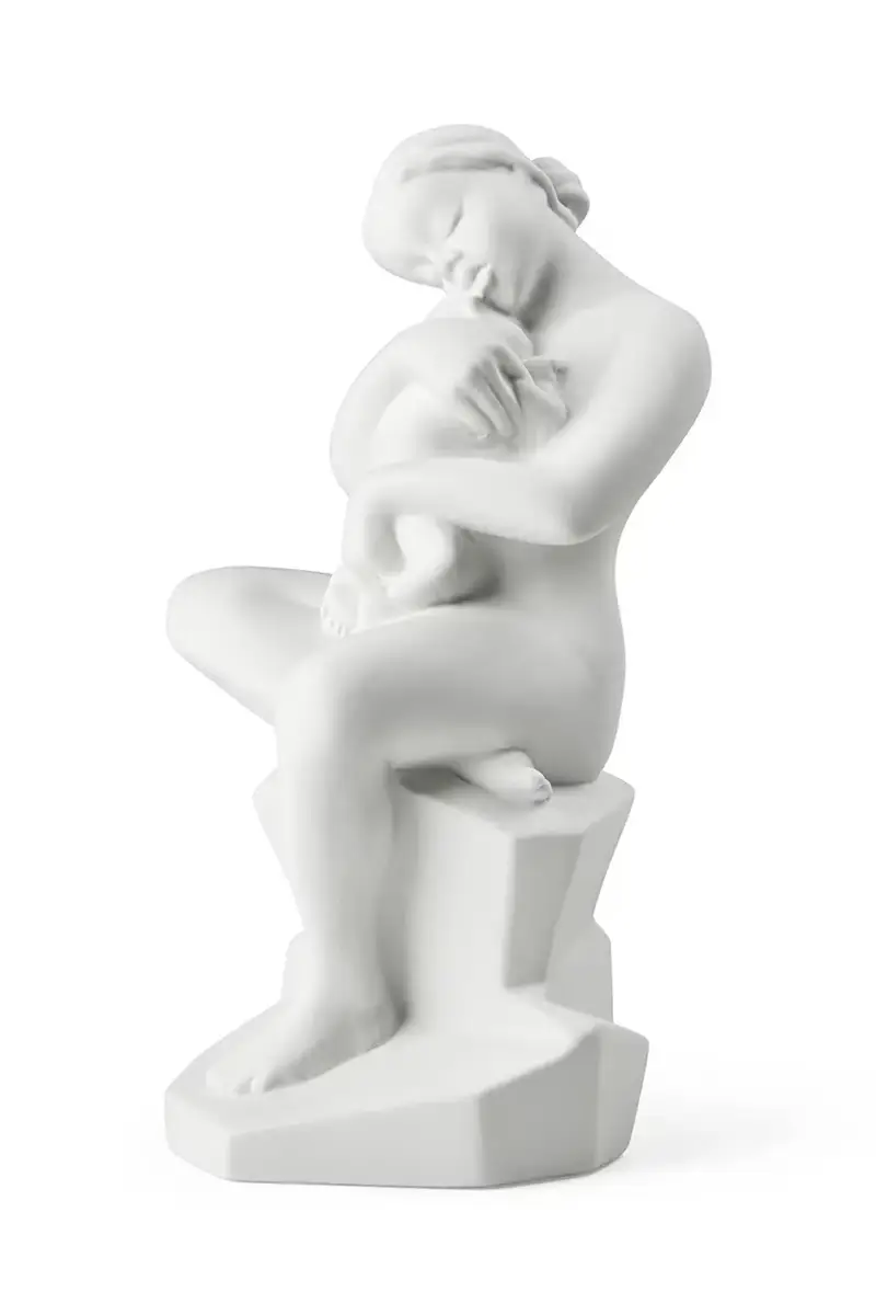 figurina decorativa Moments Beginings colore bianco
