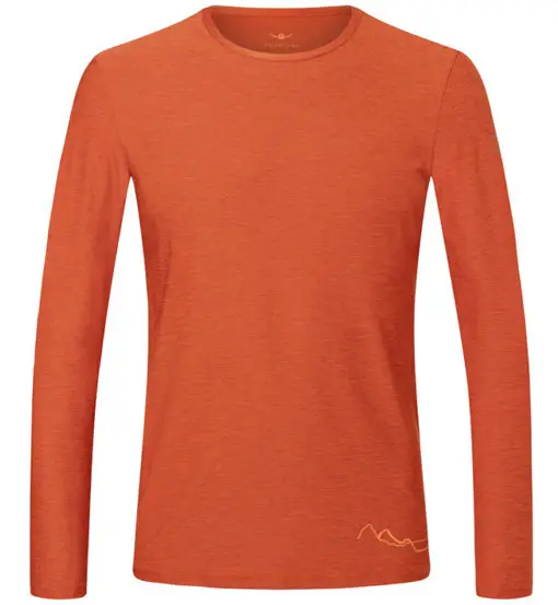 Kaikkialla Kajaani M S - maglia manica lunga - uomo Red