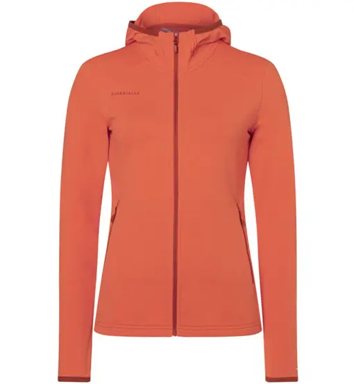 Kaikkialla Sarvela W - felpa in pile - donna Orange