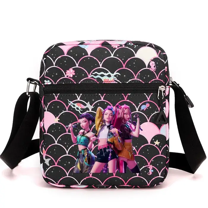KaiTingu Kpop Demon Hunter Girl Group Saja Boys Borsa a Spalla Stampata Periferica Borsa Messenger da Donna Borsa Scolastica Borsa da