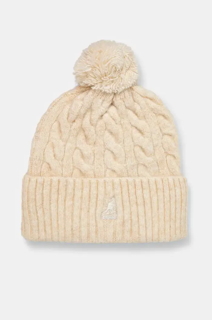 Kangol berretto POMPOM Beige