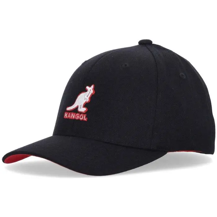 Kangol Cappellino Curva3d Wool Flexfit Nero