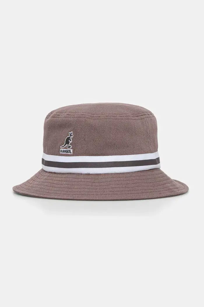 Kangol cappuccio in cotone STRIPE LAHINCH Violetto