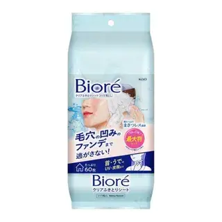 Kao Biore Clear Wipe Sheet 60 pcs