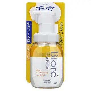 Kao Biore The Face Foam Facial Cleanser Smooth Clear 200ml