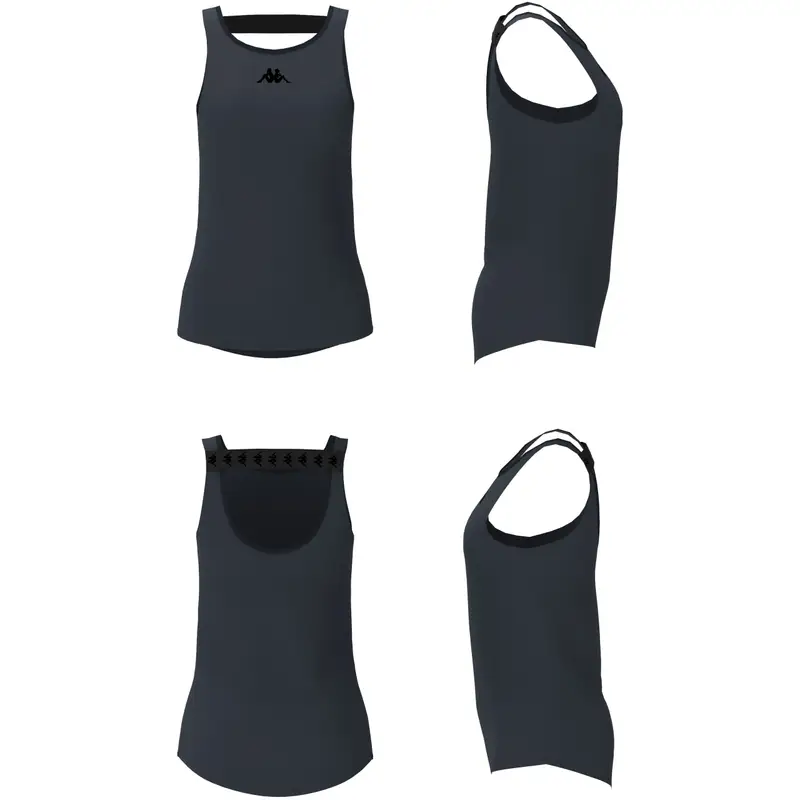 Kappa Canottiera da donna Gattam Gris