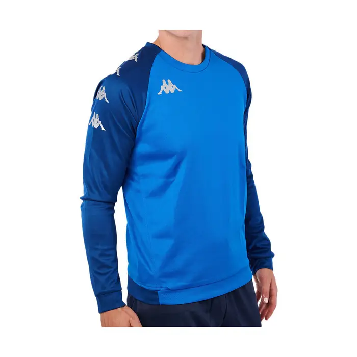Kappa Felpe Sweat Training Blu
